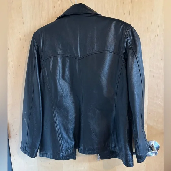 Vintage leather front zip jacket Leather Jackets